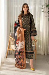 BAROQUE 3PIECE LAWN PRINTED DRES - MS AURA SHOPMS Aura Shop: Women's Clothing, Skincare, Lawn, Silk & Formal Suits