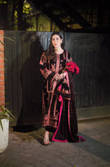 Aneelas - 3PC Velvet Embroidered Suit
