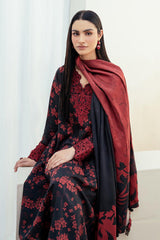 Baroque Black Digital Printed Lawn Dress