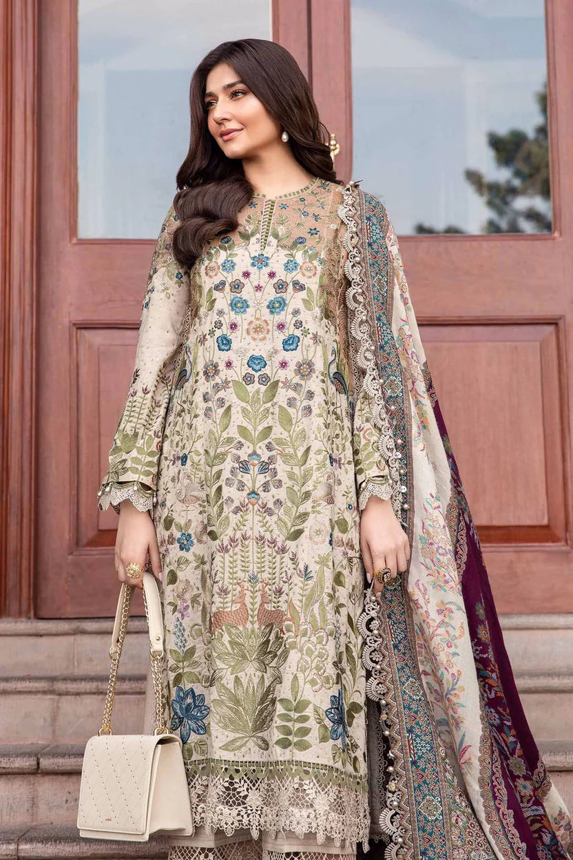 3 piece unstitched lawn digital printed suit
