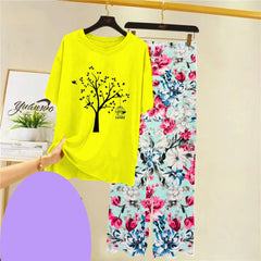 Women Printed Night Suits